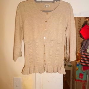 Large Joseph a. Tan sweater